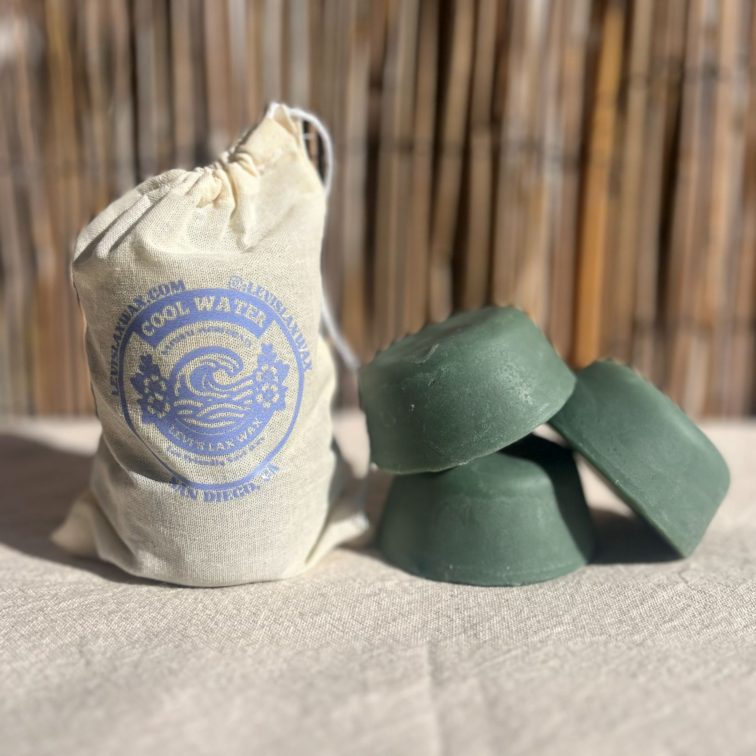 Lax Wax's cool water 3 pack on a table